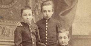 Portret braci Kazimierza, Bohdana i Jana Kelles-Krauz z 1895 roku.