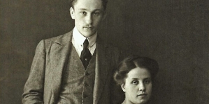 Tadeusz Tański z żoną Marią.