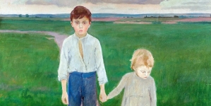 "Dzieci na łące" Jerzego Karszniewicza.