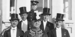 Złożenie listów uwierzytelniających prezydentowi Turcji Mustafie Kemalowi Ataturkowi przez posła nadzwyczajnego i ministra pełnomocnego Polski w Turcji Kazimierza Olszowskiego, 25.10.1928 r.