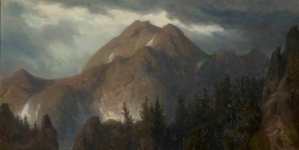 "Góra Pyszna w Tatrach" Alfreda Schouppé.
