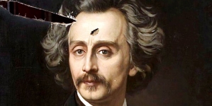 "Autoportret"  Kazimierza Mireckiego  z 1875 roku.