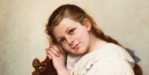 "Portret Wandy Chełmońskiej jako dziecka" Alfonsa Borkowskiego.