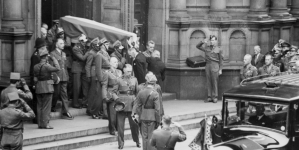 Uroczystości pogrzebowe po śmierci gen. W. Sikorskiego w Londynie w lipcu 1943 r.