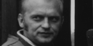 Jerzy Gruza w trakcie realizacji filmu "Przeprowadzka" w 1972 r.