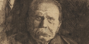 "Julian Klaczko - popiersie" Leona Wyczółkowskiego.