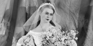 Nina Świerczewska w przedstawieniu "Poskromienie złośnicy" w Teatrze Narodowym w Warszawie w 1935 r.