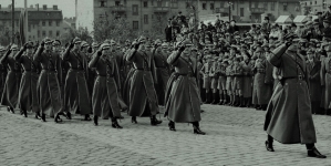 Promocja podchorążych w Szkole Podchorążych Kawalerii w Grudziądzu 15.10.1938 r.