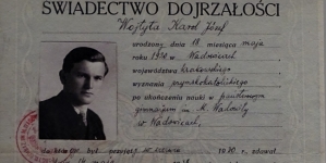 Świadectwo dojrzałości Karola Wojtyły, które można zobaczyć na wystawie w Muzeum Jana Pawła II i Prymasa Wyszyńskiego w Świątyni Opatrzności Bożej w Wilanowie.