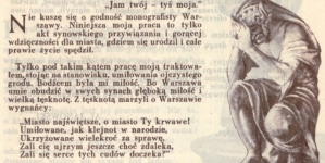 Strona z książki "Warszawa" Aleksandra Janowskiego.