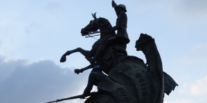 Pomnik Czynu Zbrojnego Polonii Amerykańskiej na Żoliborzu w Warszawie.