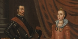 "Kazimierz IV, król Polski  i jego żona Elżbieta, arcyksiężna Austrii królowa Polski."
