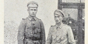 Stefan i Zygmunt Pomarańscy jako Kadrowcy, Kielce, Sierpień 1914 r.