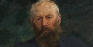 "Portret Józefa Chełmońskiego" Kazimierza Alchimowicza.