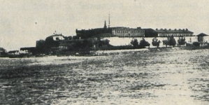 Widok Schlisselburga, Sekretny Zamek i Ostatnie więzienie Łukasińskiego.