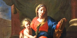 "Dziewica Maria z Jezusem i św. Jerzym" Martino Altomonte.