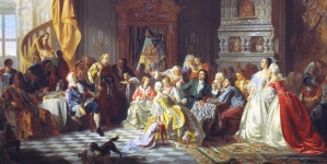 "Car Piotr I i jego dwór" Stanisława Chlebowskiego.