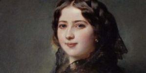 "Portret Lizy Przezdzieckiej" Franza Xavera Winterhaltera.