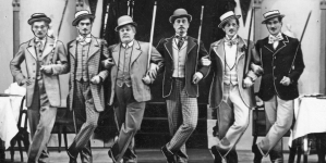 Przedstawienie "Klub kawalerów" w Teatrze Miejskim w Bydgoszczy w listopadzie 1938 r.