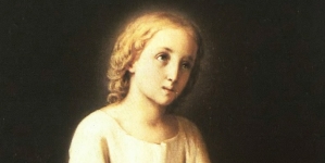 "Chrystus jako dziecko" Wincentego Sleńdzińskiego.