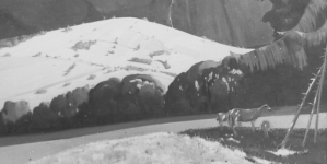 Obraz artysty malarza Mariana Malickiego "Burza".