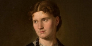 "Portret Julii z Bergsonów, żony artysty" Aleksandra Lessera.