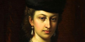 "Portret Marii Róży Tarnowskiej z Branickich" Leopolda Gessera.