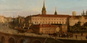 "Widok Zamku Królewskiego od strony Wiaduktu Pancera" Jana Seydlitza.