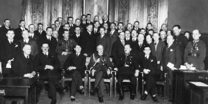Walne zebranie Polskiego Związku Piłki Nożnej w Sali Rady Miejskiej w Katowicach w lutym 1935 r.
