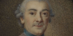 "Portret prałata (sekretarza królewskiego Gaetano Ghigiottiego?)" Fryderyki Johanny Bacciarelli.