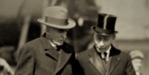 Wizyta delegacji radnych Paryża z prezesem Rady Miejskiej Paryża baronem Lomoureux de Fontenay w Polsce 6.06.1933 r.
