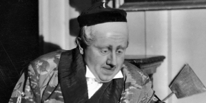 Henryk Szletyński w przedstawieniu "Pan Bennet" Aleksandra Fredry w Teatrze Miejskim w Łodzi w 1935 r.