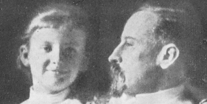 Sienkiewicz z córką.