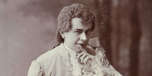 Michał Tarasiewicz w kostiumie.