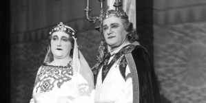 Przedstawienie operowe "Lohengrin" Ryszarda Wagnera w Teatrze im. Juliusza Słowackiego w Krakowie w 1932 roku. (2)