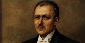 "Portret Kazimierza Bartla" Romana Kramsztyka.