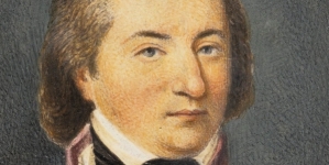 "Portret młodego generała Jana Henryka Dąbrowskiego (1755-1818) w mundurze według wizerunku z pałacu w Winnogórze".