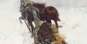 "Burza śnieżna" Antoniego Piotrowskiego.