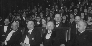 Uroczystości imieninowe Józefa Piłsudskiego w Paryżu w marcu 1928 roku.