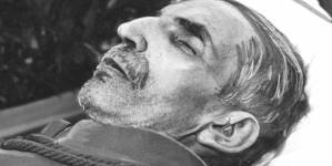 Fotografia pośmiertna Kazimierza Czarnika - prezesa Towarzystwa Gimnastycznego "Sokół" okręgu wschodnio-małopolskiego.