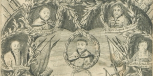 Ośmiu książąt Puzynów w publikacji z roku 1699.