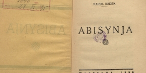 Karol Radek "Abisynja" (strona tytułowa)