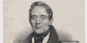 Ludwik Plater, grafika portretowa (autor: Charles Louis Bazin, 1833 r.)