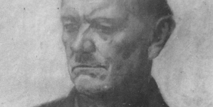 Fotografia obrazu Janiny Dłuskiej "Chłop bawarski".