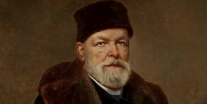 "Portret Hipolita Świeykowskiego" (lub "Portret mężczyzny w lisiurze") Andrzeja Mniszcha.