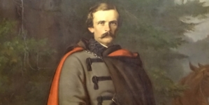 "Portret Ludwika Mycielskiego, powstańca z 1863" Józefa Simmlera.