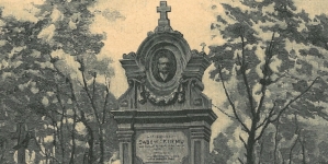 Pomnik nagrobny Władysława Sabowskiego na cmentarzu Powązkowskim.