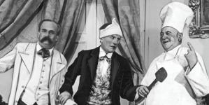 Przedstawienie "Wesele Fonsia" Ryszarda Ruszkowskiego w Teatrze Miejskim w Bydgoszczy w 1939 roku.