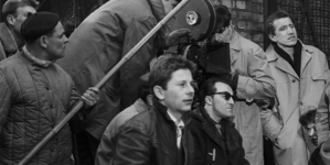 Realizacja filmu Andrzeja Munka "Zezowate szczęście" w 1959 r.