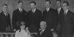 Pracownicy Poselstwa RP w Wielkiej Brytanii 9.05.1925 r.
